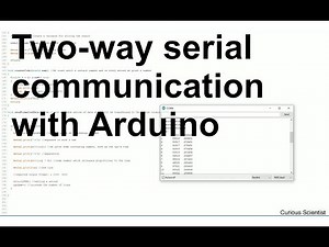 Two-way serial communication with Arduino