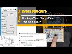 LabVIEW (Event structure) Creating A Value Change Event Programmatically