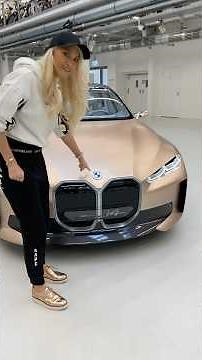 The BMW Gold i4 Concept! 🔥 ​⁠‪@sbxcars‬ #bmw #conceptcars #supercars