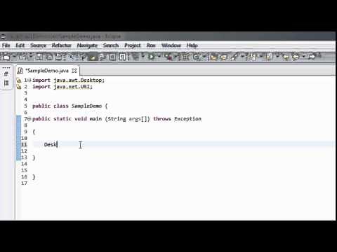 How to Open Web Browser URL Link from Java