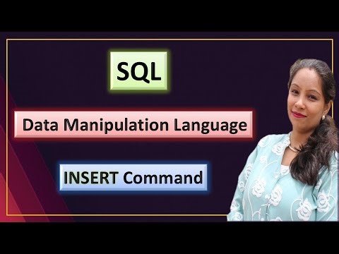 Data Manipulation Language in SQL! INSERT Command Explained | SQL Tutorial