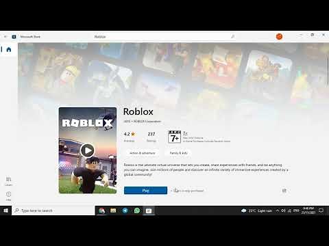 How to download Roblox on Windows 10 Microsoft Store?