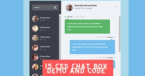 75  CSS Chat Box (Demo   Free Code)