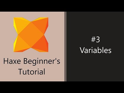 Haxe Beginner's Tutorial 3 - Variables