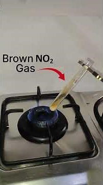 Heating Lead Nitrate |decomposition reaction class10| thermal decomposition| formation of NO2