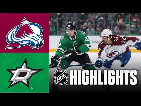 NHL Preseason Highlights | Avalanche vs. Stars | October 04, 2025