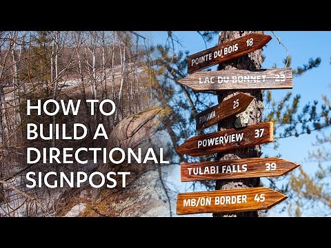 How to Build a Directional Signpost