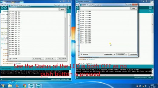 How to use SPI (Serial Peripheral Interface) in Arduino to Communication between two Arduino Boards