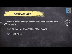 Java 8 Stream API-14 Given a list of strings, create a list that contains only integers|| Most Asked