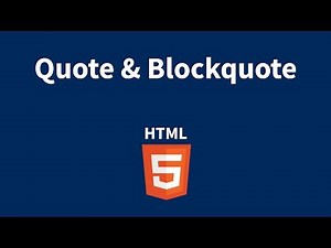 HTML Quote and Blockquote Tags Explained in Tamil