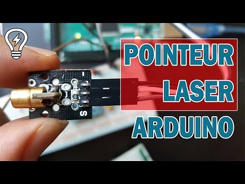 Projet Pointeur LASER avec Arduino | Émetteur LASER avec Arduino [TUTO]