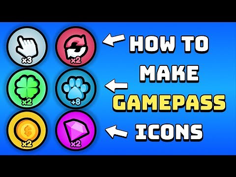 How to Make Gamepass Icons | Tutorial + Free Assets!