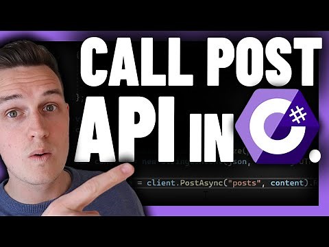 How to CALL POST API in C#! - THIS EASY!