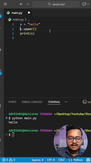 Day 7 - Python Interview Question | #shorts #coding #programming