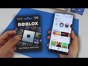 How to REDEEM ROBLOX GIFT CARD on ANDROID (EASY METHOD)