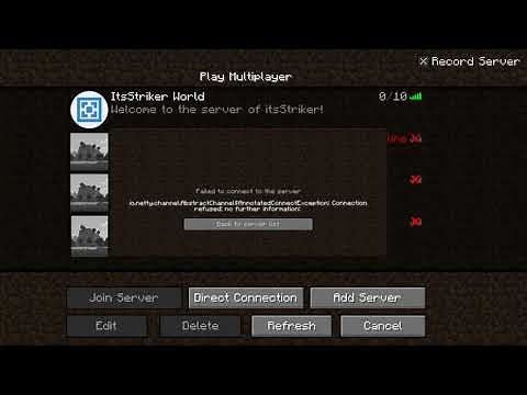 io.netty.channel...Exception | Can't Connect to Server | Multiplayer Minecraft | 02Dec20 ✓