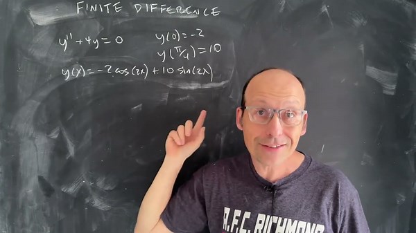 Python Math Physics; Solving Boundary Value Diff EQ with the Finite Difference Method