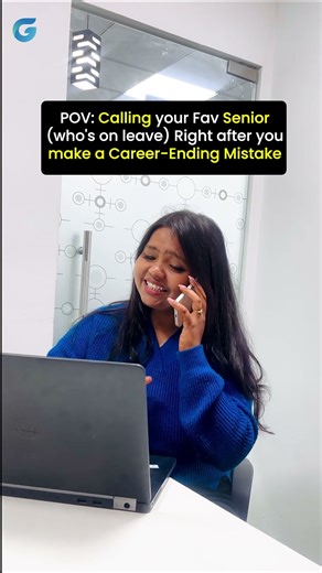 How I Called My Senior After a Career-Ending Mistake 😂 | Relatable Office Comedy