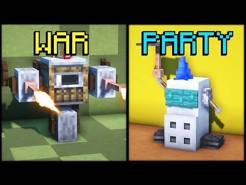 Minecraft | 10+ Robot Builds In Minecraft