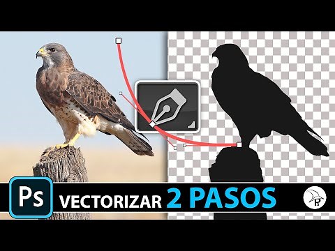 Cómo vectorizar una imagen en 2 PASOS MUY FÁCIL | PHOTOSHOP TUTORIAL