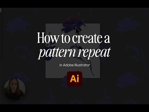 How to create a pattern repeat in Adobe Illustrator
