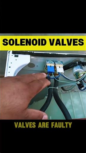 “Your washing machine shows E01… but the drum is FULL of water This is why.”