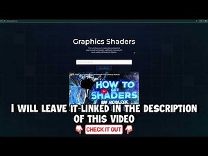 NEW How to Get Shaders on Roblox for Free in 2025! Working Method!