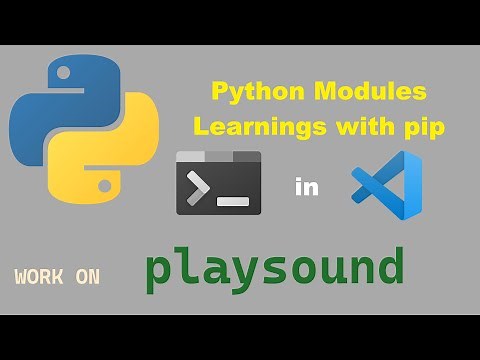 Playing Sound/Audio in Python || 'playsound' || Python Modules