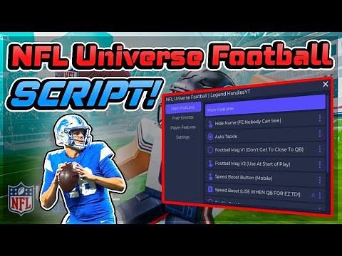 NFL Universe Football Script Gui (MAG, AIMBOT, AUTO TACKLE, AND MORE) *PASTEBIN 2025*