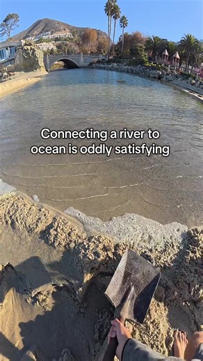 Connecting a River to the Ocean: An Oddly Satisfying Experience