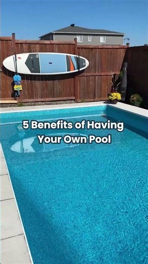 5 Benefits of Having Your Own Pool