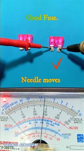 How to Test a Fuse with an Analog Multimeter | Simple DIY Trick! ⚡