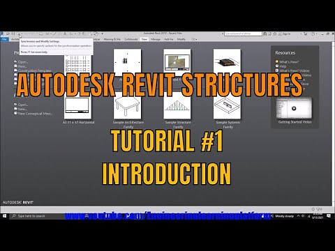 Introduction to Autodesk Revit Structures - Beginner's tutorial