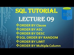 Master SQL ORDER BY: ASC, DESC, RANDOM, LIMIT & Multiple Columns | SQL Tutorial (Part 09)