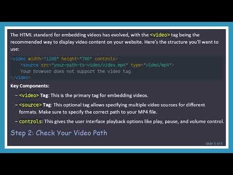 How to Successfully Embed Videos into HTML