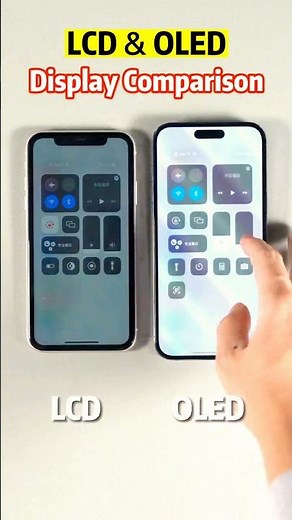 LCD vs OLED Display test
