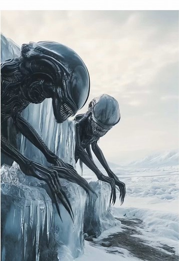 Aliens in Antarctica #ai #alien #occult #urbanlegend #antarctica