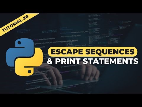 Python Tutorial in Tamil for Beginners | Escape Sequences and Print Function in Python - Tutorial #8