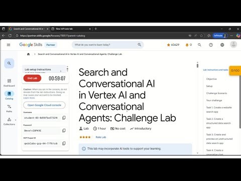 Search and conversational AI in Vertex AI and conversational agents: challenge lab #updated lab #gcp