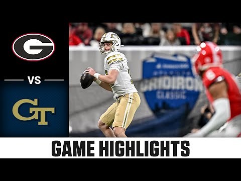 Georgia vs. Georgia Tech Game Highlights | 2025 ACC Football