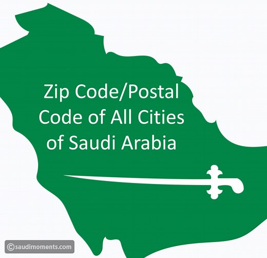 Zip Code/Postal Code of All Cities of Saudi Arabia