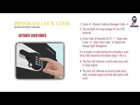 Sentry Safe Lock Code Programming Instructions: Optimal Security Guide