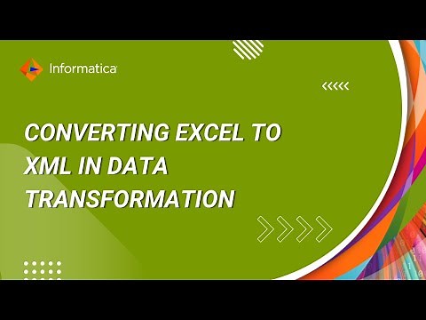 How to convert Excel to XML in Data Transformation