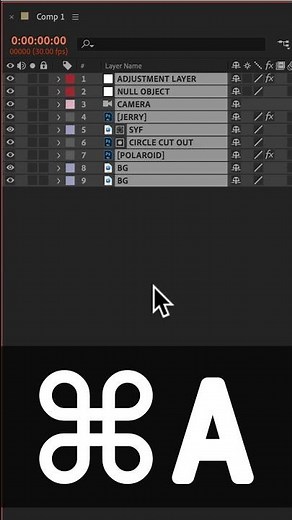 How To Expand & Collapse Layers in After Effects #aftereffects