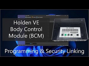 How to Program a Holden VE Commodore Body Control Module (BCM)