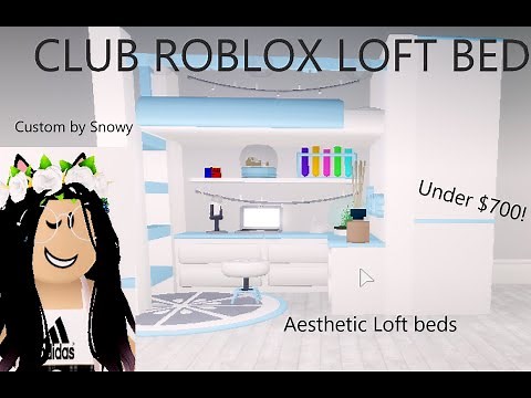 CLUB ROBLOX Aesthetic Loft Beds!. Custom build *Tutorial! only Takes 5mins to make!