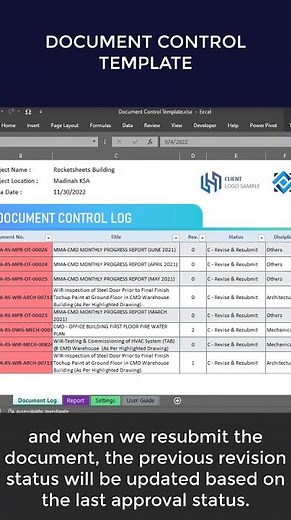 Document Control Template