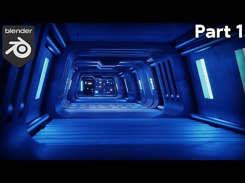 Sci-Fi Passage - Part 1 (Blender Tutorial)