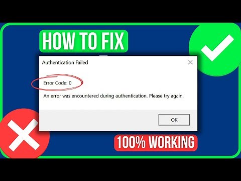 HOW TO FIX ROBLOX ERROR CODE 0 (Complete Guide) | Fix Roblox Authentication Failed Error