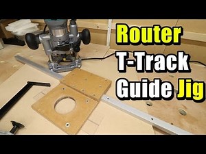 Simple Router T-Track Guide Jig